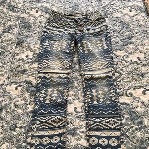 Aztec Pattern Jeans